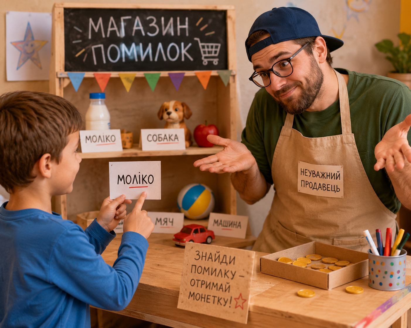 Вправа №2. «Магазин помилок» (рольова гра) 